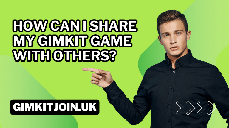 How can I share my Gimkit game with others