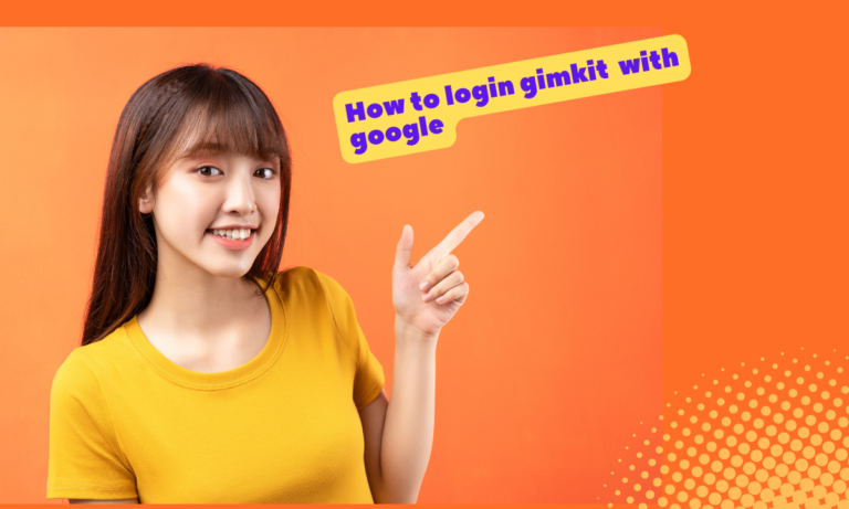 How to login gimkit with google?