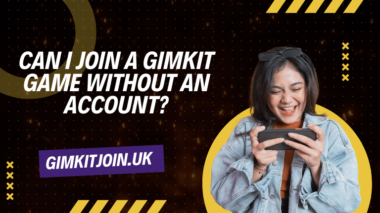 Can I join a Gimkit game without an account?