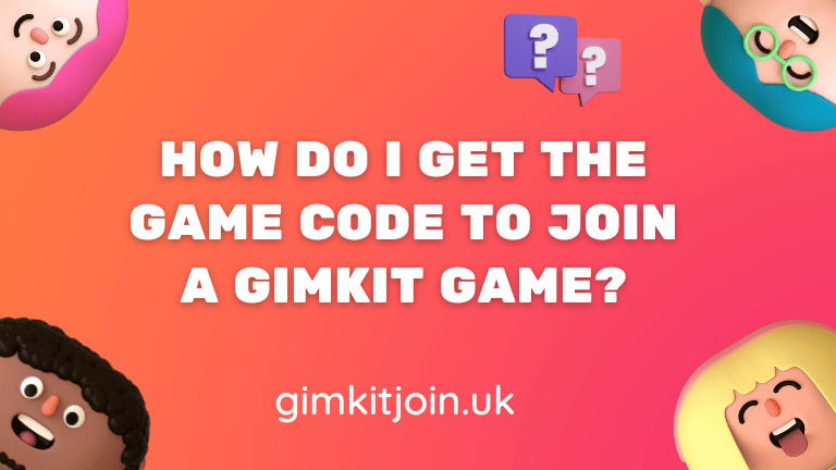 How do I get the game code to join a Gimkit game?