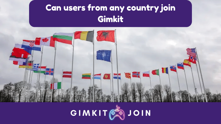 Can users from any country join Gimkit