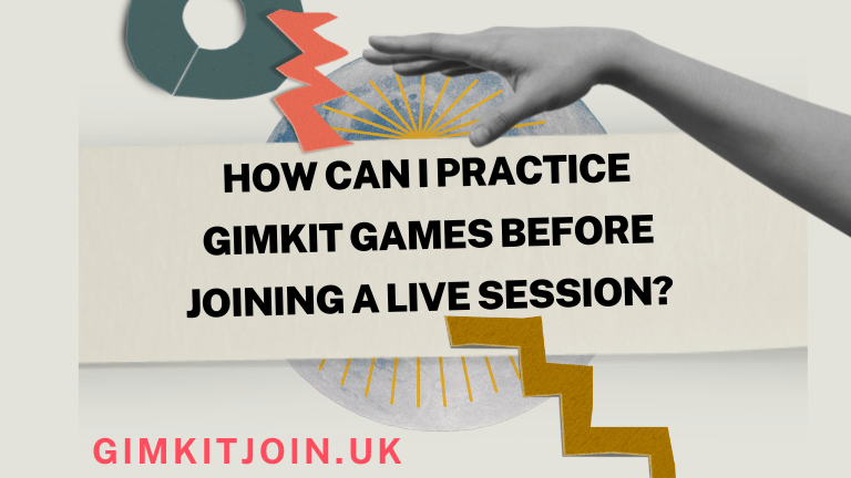 How can I practice Gimkit games before joining a live session?